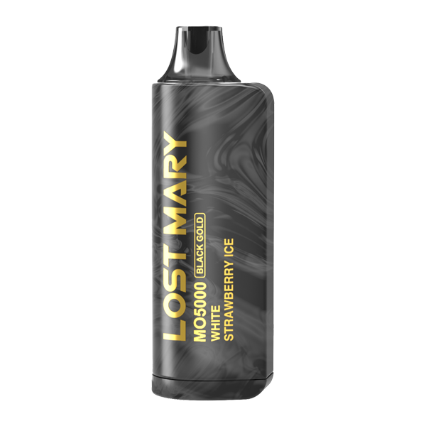 White Strawberry Ice Lost Mary MO5000 Black Gold Edition White Strawberry Ice Lost Mary MO5000 Black Gold Edition