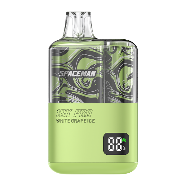white grape disposable vape White Grape Ice Spaceman 10K PRO