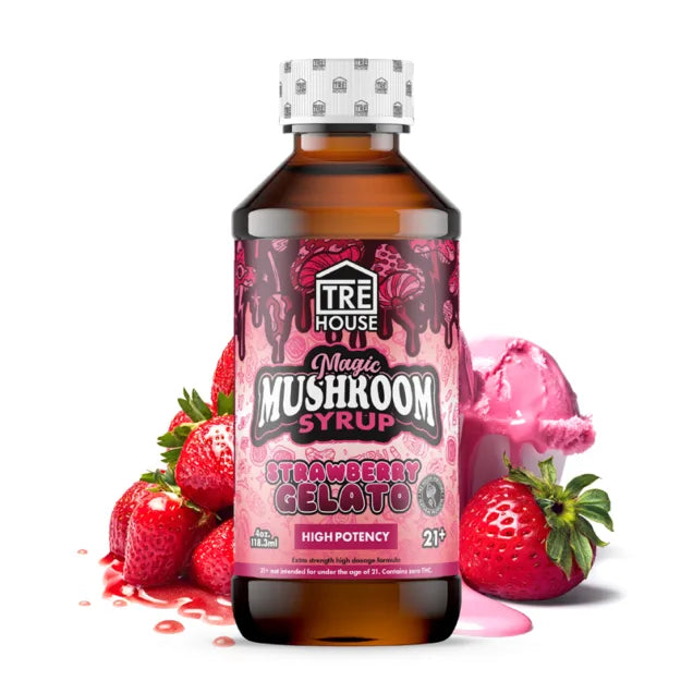 Strawberry Gelato Magic Mushroom Syrup