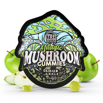 Sour Apple Magic Mushroom Gummies