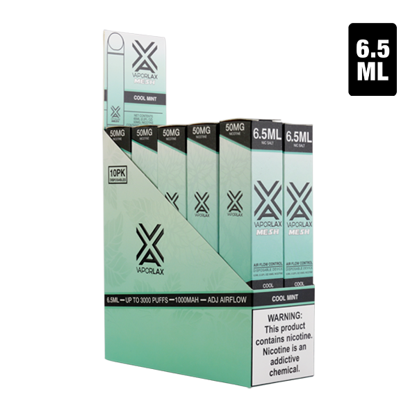 Best Cool Mint Disposable Vape by VaporLax