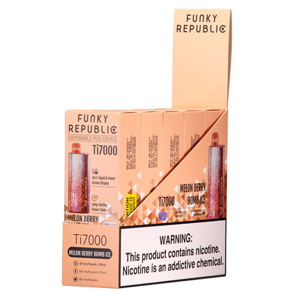 Melon Berry Bomb Ice Funky Republic Ti7000 Melon Berry Bomb Ice Funky Republic Ti7000