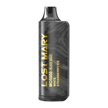 White Strawberry Ice Lost Mary MO5000 Black Gold Edition