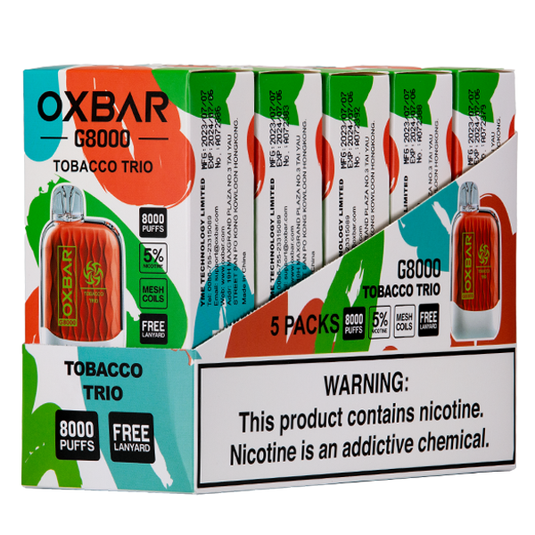 Tobacco Trio Oxbar G8000