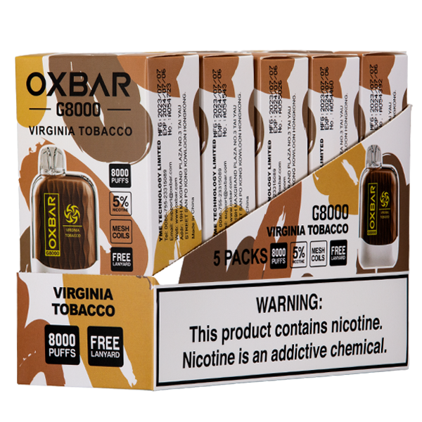 Oxbar G8000 Vapes Oxbar G8000 Vapes